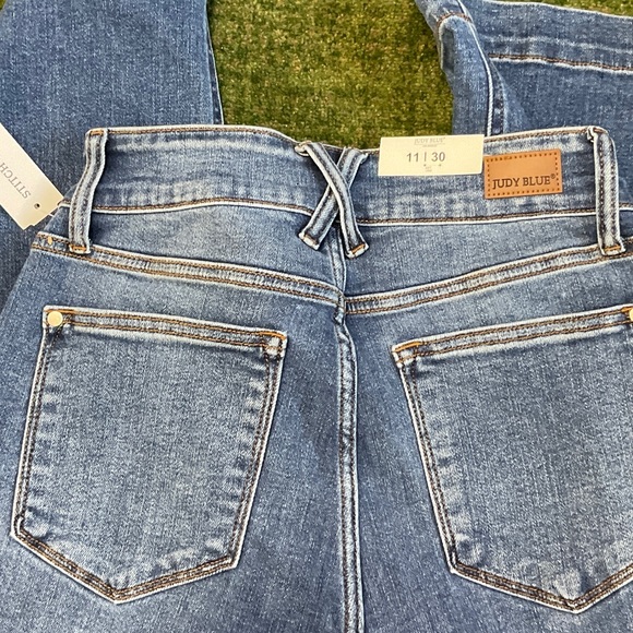 Judy Blue Baylor High-Rise Wide Leg Jeans - Indigo - Picture 7 of 7